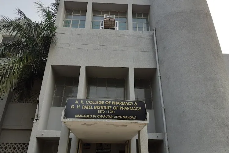 A.R.COLLEGE OF PHARMACY & G.H.PATEL INSTITUTE OF PHARMACY